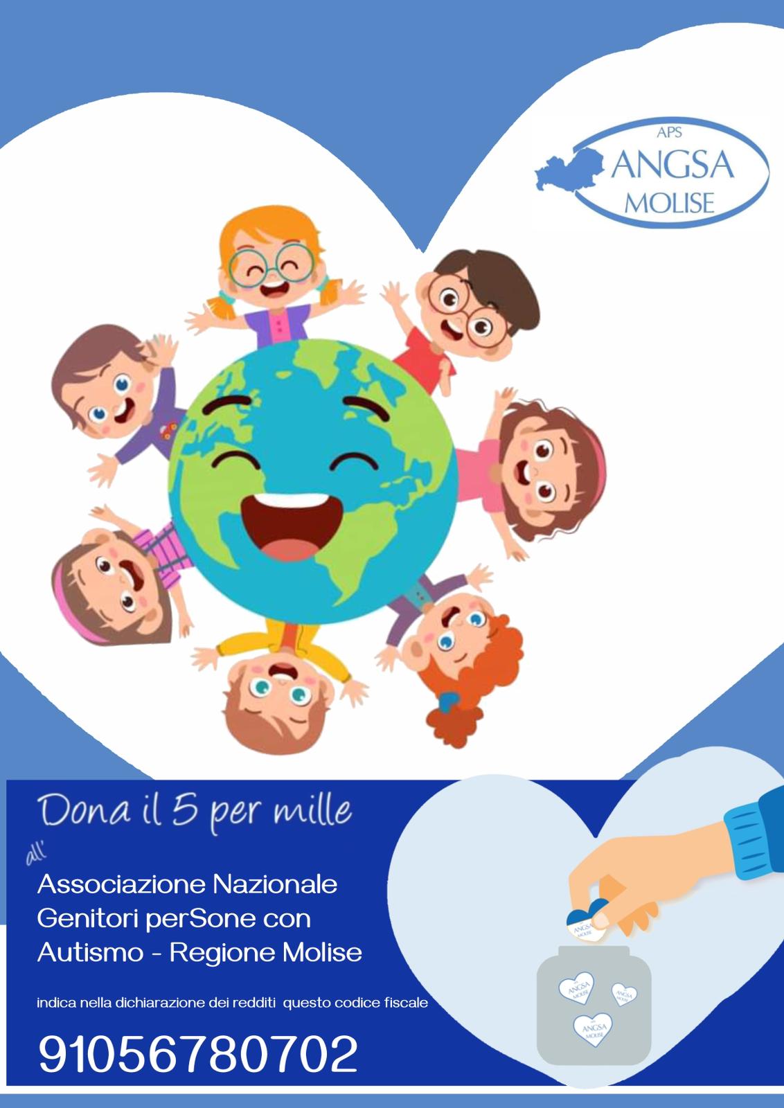 Dona il 5x1000 ad Angsa Molise